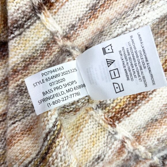 Natural Reflections Cardigan Sweater Womens Small Open Hippie 70s‎ Vibe Woodsy - Picture 8 of 8